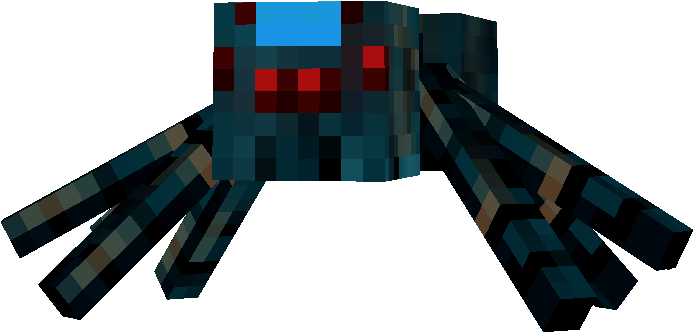 Minecraft Spider Png - Minecraft Cave Spider Png (694x332), Png Download