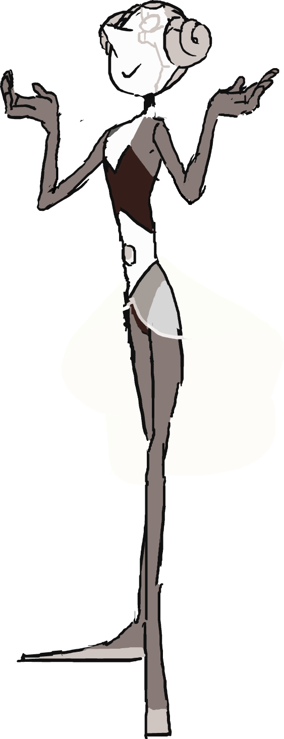 Glados - Artist (563x1465), Png Download