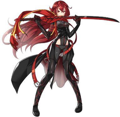 Dark Knight Alternate - Elsword Elesis (500x375), Png Download