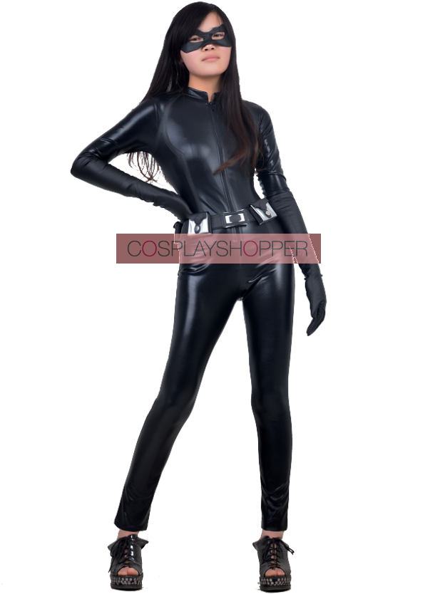 Batman The Dark Knight Rises Catwoman Cosplay Costume - Dark Knight Rises Catwoman Cosplay (650x982), Png Download