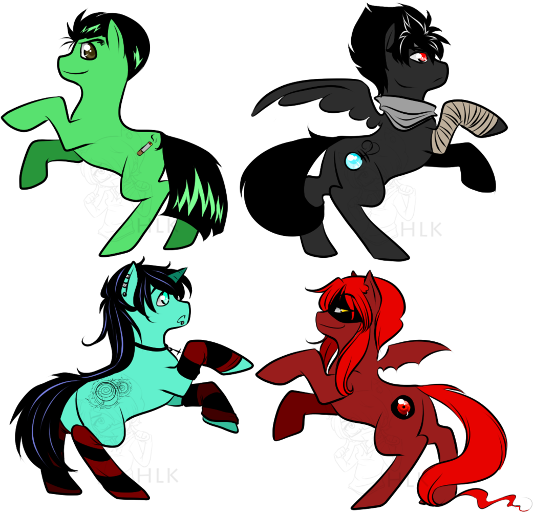 Hieislittlekitsune, Hiei, Oc, Ponified, Safe, Urameshi - Yu Yu Hakusho Mlp (1094x1024), Png Download