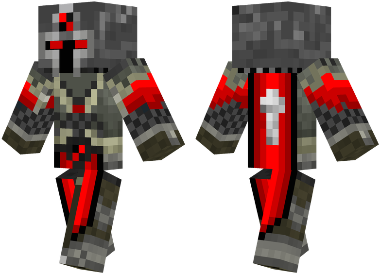 Dark Knight - Minecraftskins Net (804x576), Png Download