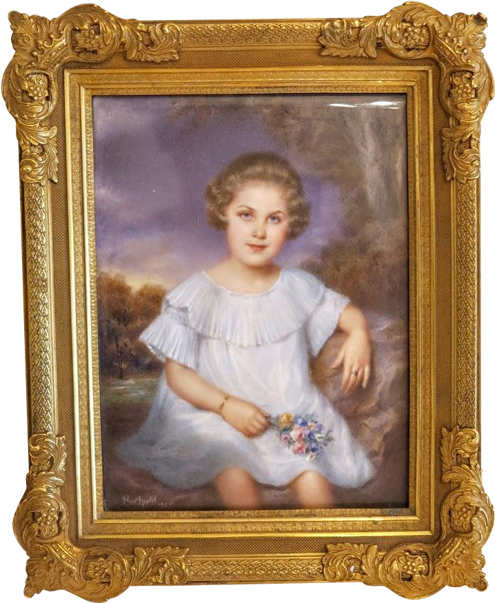 Watercolor Painting By Rudolf Ipold, Signed And Dated - Picture Frame (874x874), Png Download