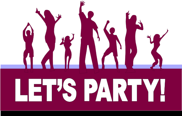 Dance Party Png Photo - Dance Party Clip Art (600x435), Png Download
