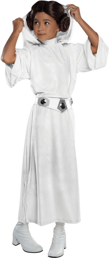 Hooded Kids Princess Leia Costume - Princess Leia Costume Kids (850x850), Png Download