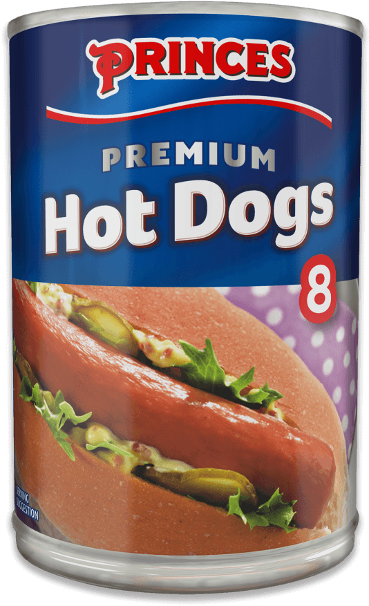 Meat 5000232838773-t1 - Princes 8 Premium Hot Dogs 400g (904x904), Png Download