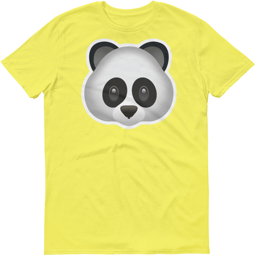 Men's Emoji T Shirt - Panda Emoji (1000x1000), Png Download