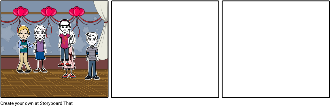 Dance Party - Cartoon (1164x385), Png Download