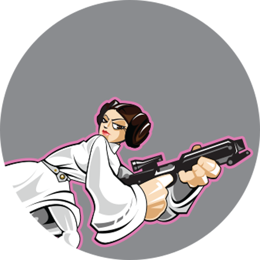 Princess Leia - Leia Organa (530x530), Png Download