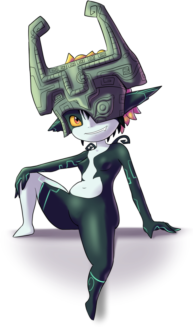 Midna Drawing Cute Jpg Library Download - Legend Of Zelda Midna Sexy (692x1154), Png Download
