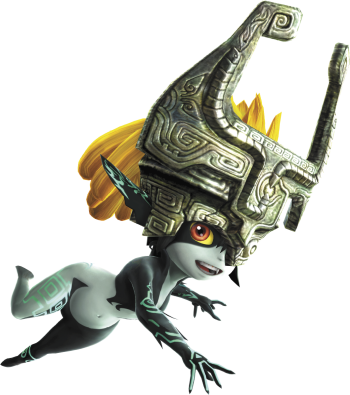 Hyrule Warriors Legends Midna Twilight Princess Midna - Hyrule Warriors Legends 3ds Game (350x395), Png Download