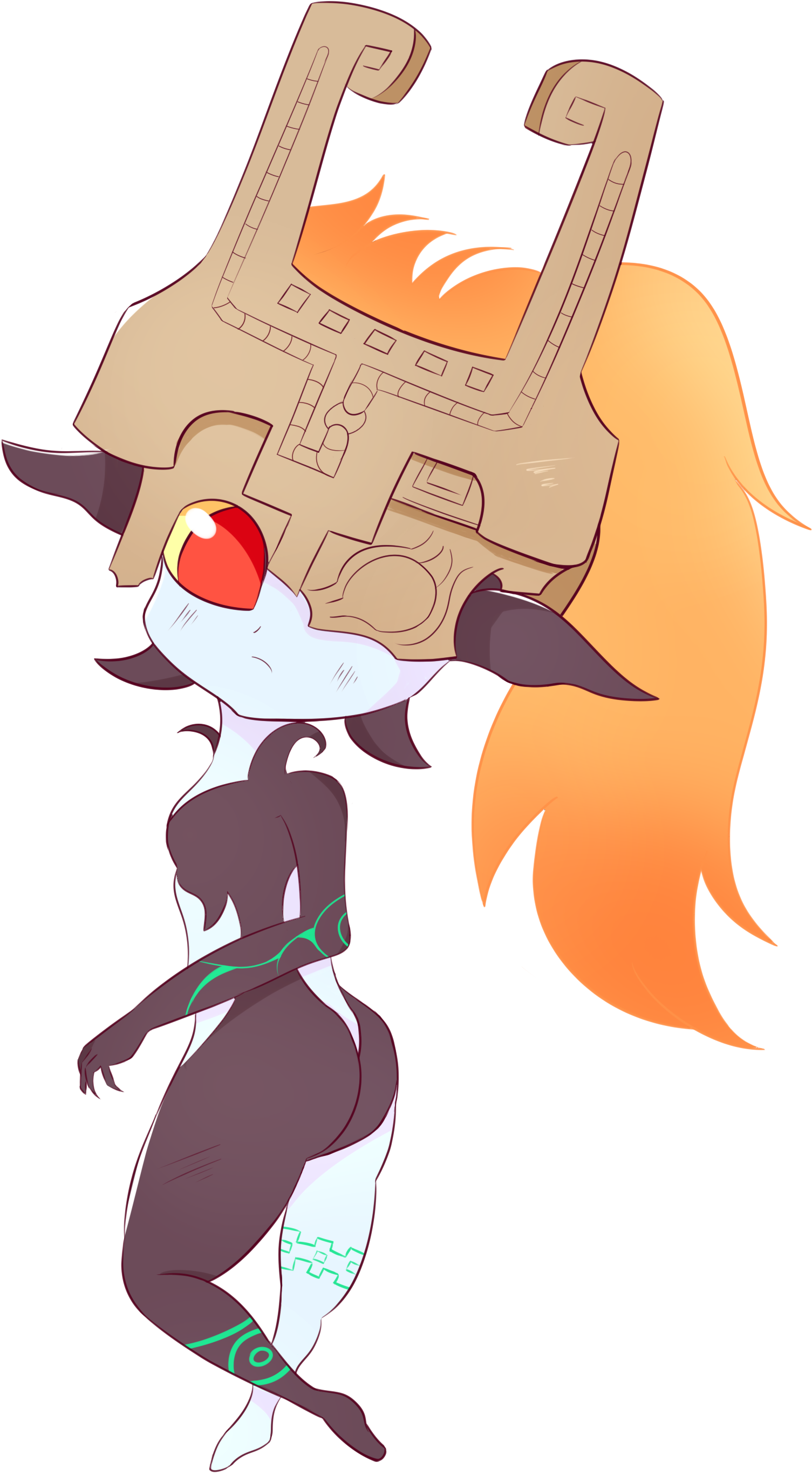 Midna Chibi - Chibi (1714x2862), Png Download