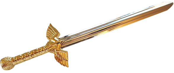 Sword 7” Letter Opener - Wonder Woman Sword Letter Opener (588x249), Png Download
