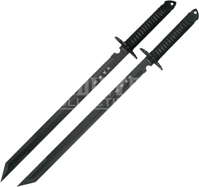 Twin Blade Sword Mc - One Sword That Splits Into Two (850x850), Png Download