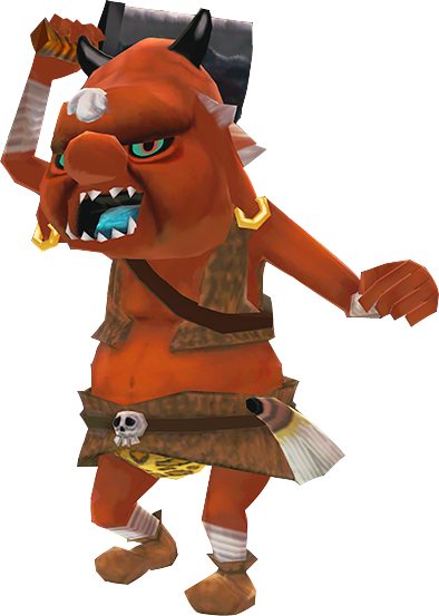 Ss Enemy Bokoblin - Zelda Skyward Sword Bokoblin (394x553), Png Download