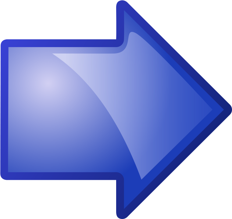 How To Set Use Arrow Blue Right Svg Vector (600x568), Png Download