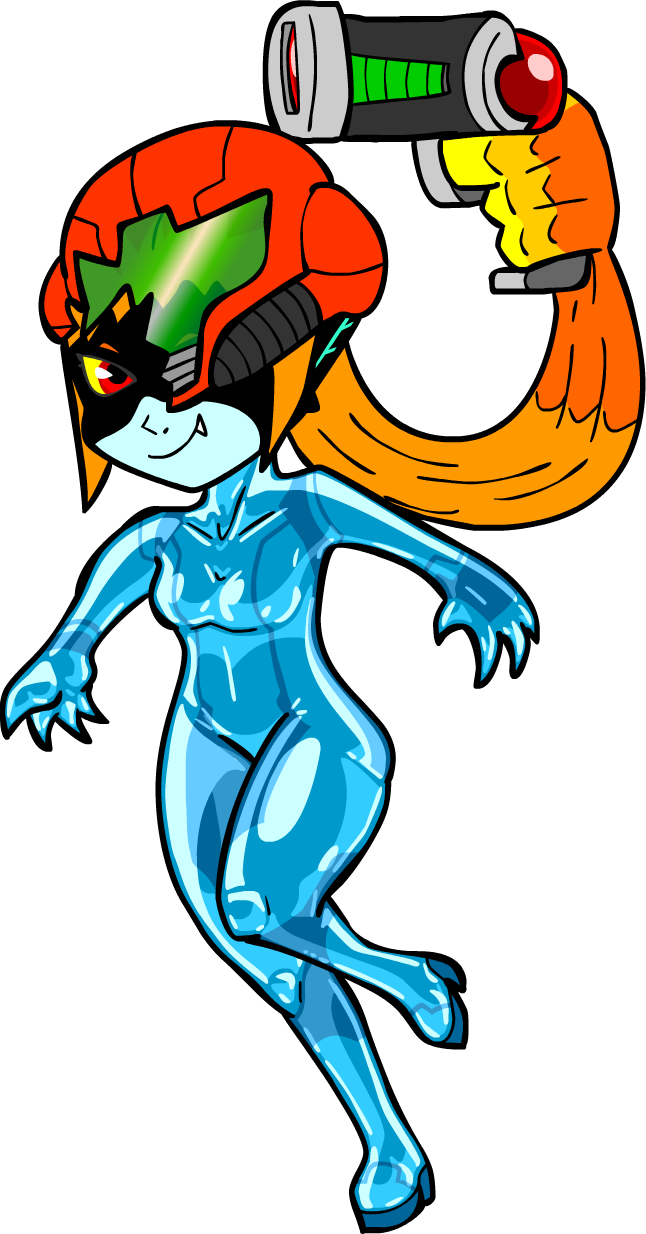 Zero Suit Midna (646x1234), Png Download