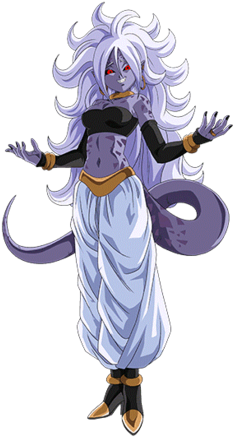 Android 21 - Android 21 X Goku (350x467), Png Download