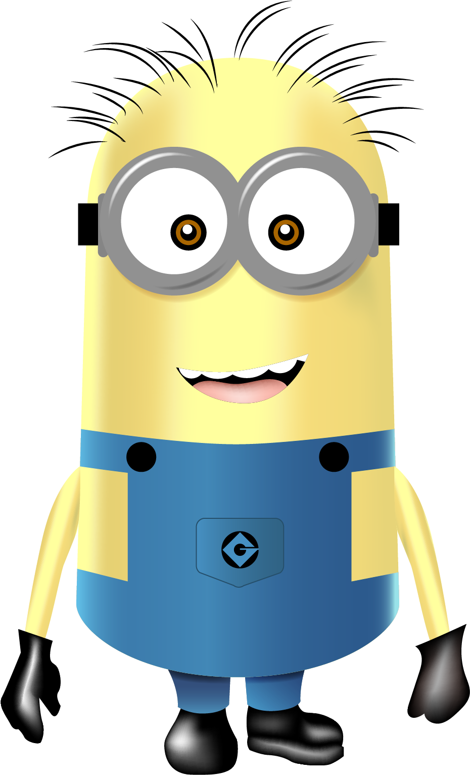 Self Drawing Minion - Drawing (985x1609), Png Download