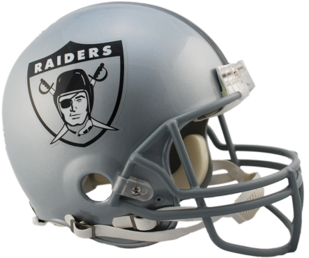Los Angeles Raiders Helmet (475x429), Png Download