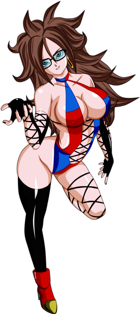 Https - //dannyjs611 - Deviantart - Com/art/andro#21- - Androide 21 Desnuda Sexy (749x1066), Png Download