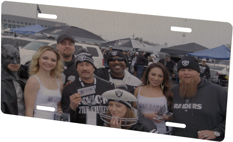 Oakland Raiders Custom Metal Photo - Oakland (1024x768), Png Download