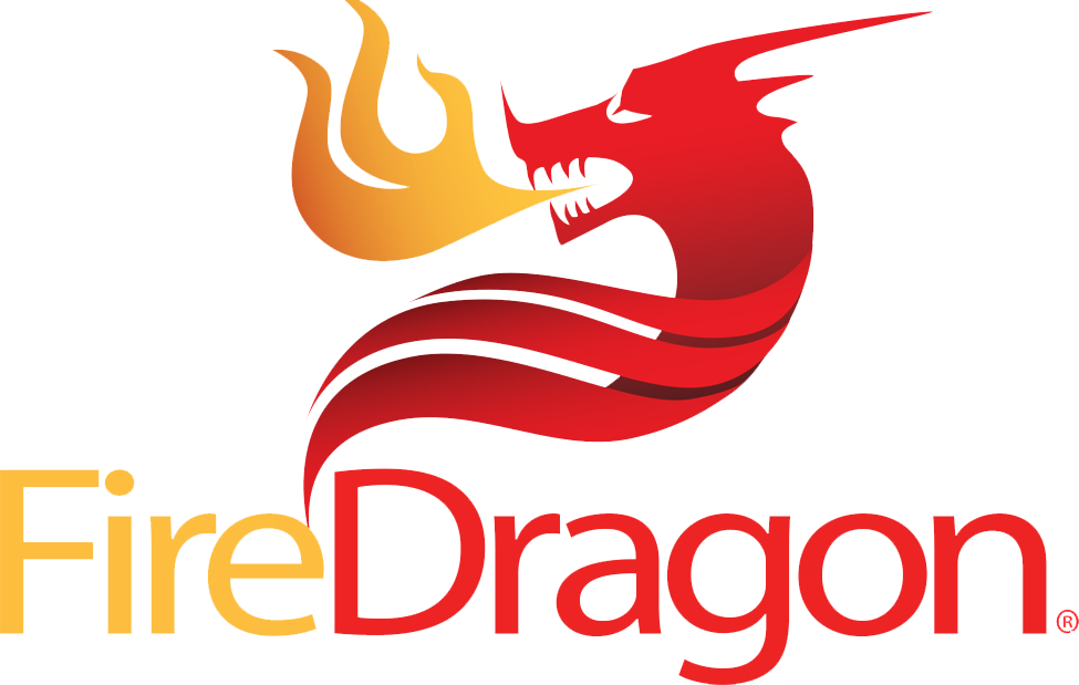 Firedragon - Dragon Fire Logo Png (975x619), Png Download