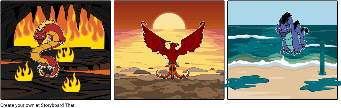 Water Dragon Vs Fire Dragon - Fire (1164x385), Png Download