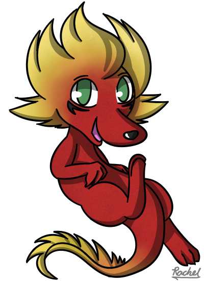 Fire Dragon - Fire (400x550), Png Download