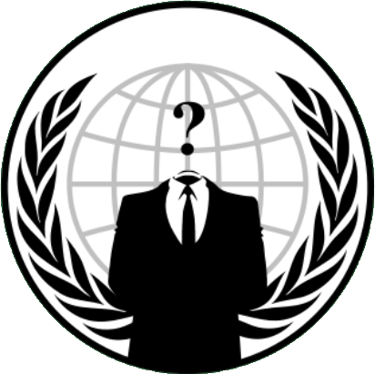 Anonymous - شعار الانيموس (412x411), Png Download