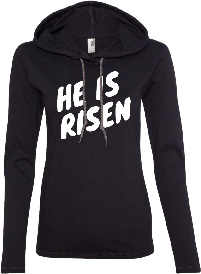 He Is Risen Ladies Tee Hoodie - Hockeymom Shirts (1155x1155), Png Download