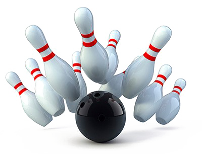 Bowling Strike Png Pic - Bowling Party (400x306), Png Download
