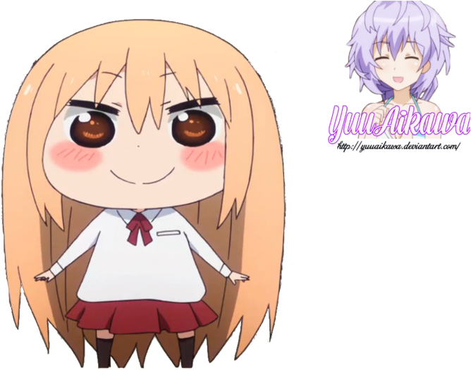 Render Umaru 1 Cut By Yuu By Yuuaikawa-d9bfmy9 - Himouto Umaru Chan Computer (1024x577), Png Download