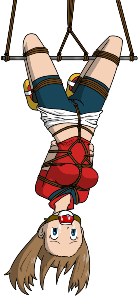 Ce N'était Peut Être Pas Nécessaire De Lui Laisser - Pokegirl In Bondage (755x1058), Png Download