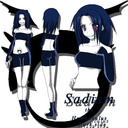Image - Fullmetal Alchemist Female Envy (500x498), Png Download