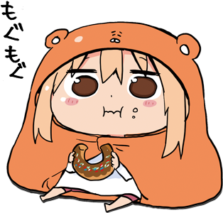96 Kb Png - Cosplay Himouto Umaru-chan Anime Manga T-shirt Kostüme (356x350), Png Download