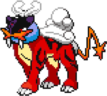 Firehound Raikou - Raikou (420x420), Png Download