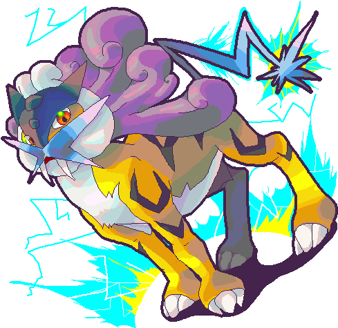 Raikou Images Raikou Wallpaper And Background Photos - Hardest Pokemon To Guess (500x500), Png Download