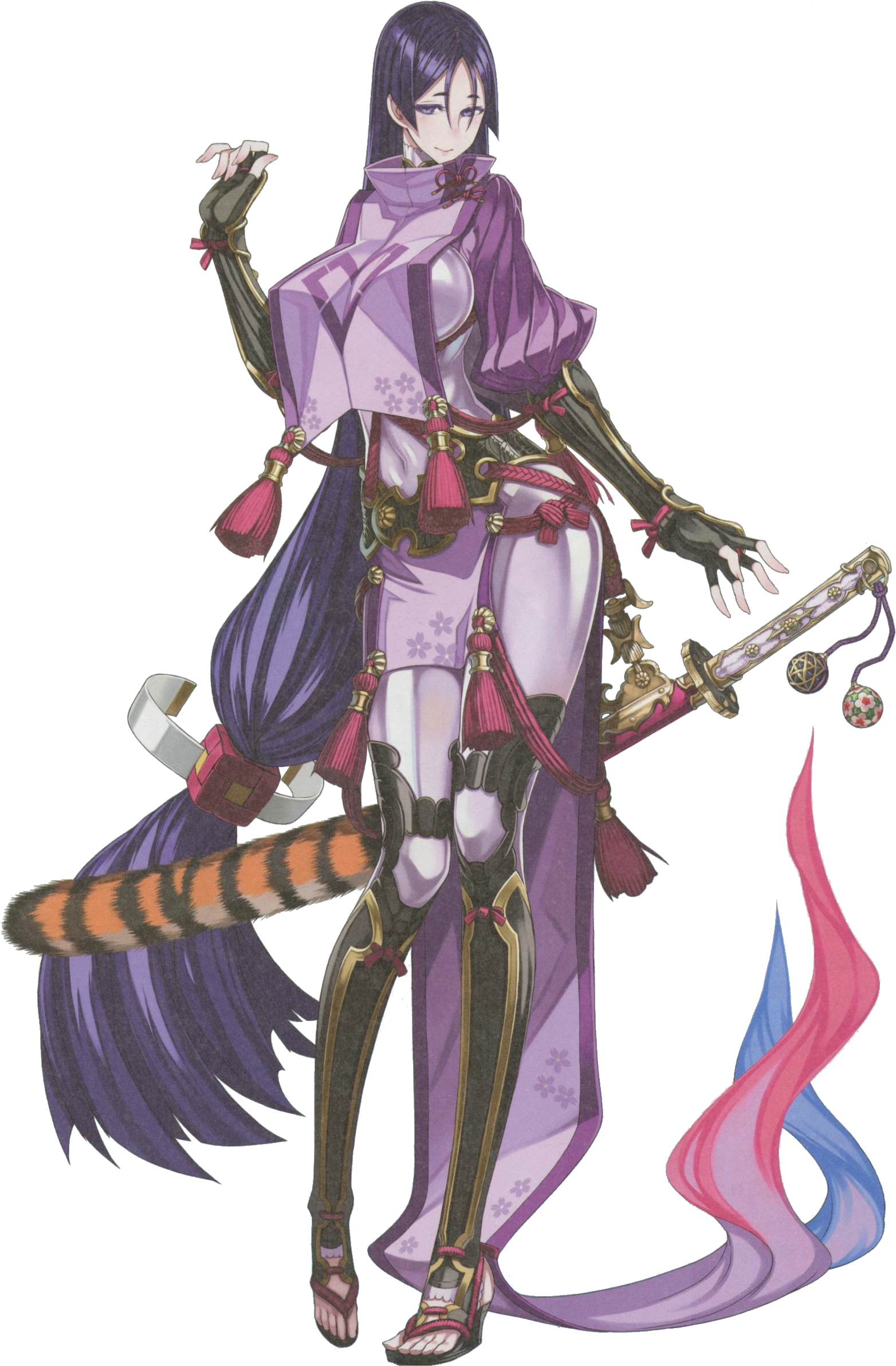 <small>f/go Stage 1</small> - Fate Grand Order Raikou (1608x2412), Png Download