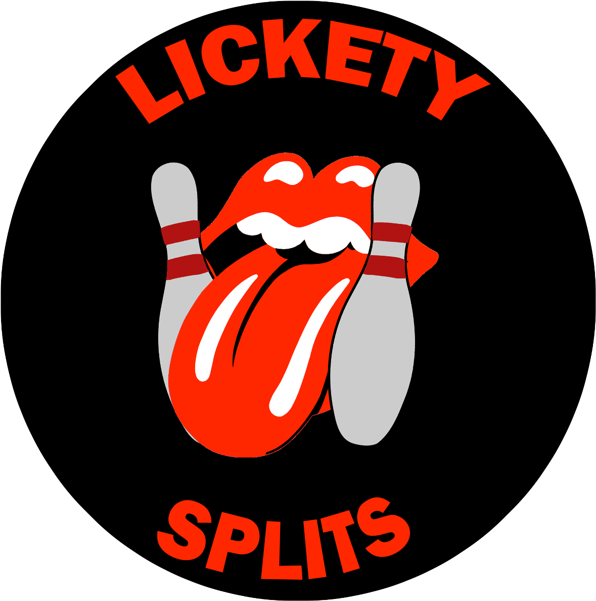 Bowling Team Names - Rolling Stones Tongue (1200x1210), Png Download