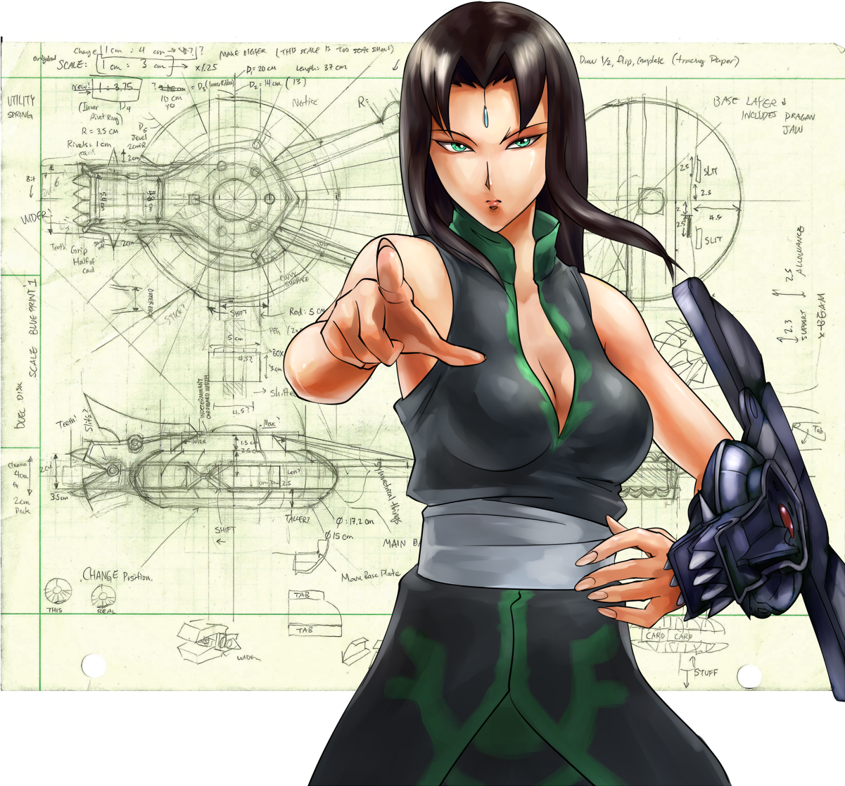 Dark Signer Duel Disk Tutorial Link By Stupjam On Deviantart - Yugioh 5ds Misty Dark Signer (1200x1200), Png Download