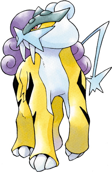 As For The Second, You Can Encounter Raikou As A Reward - Pokemon Raikou (600x600), Png Download