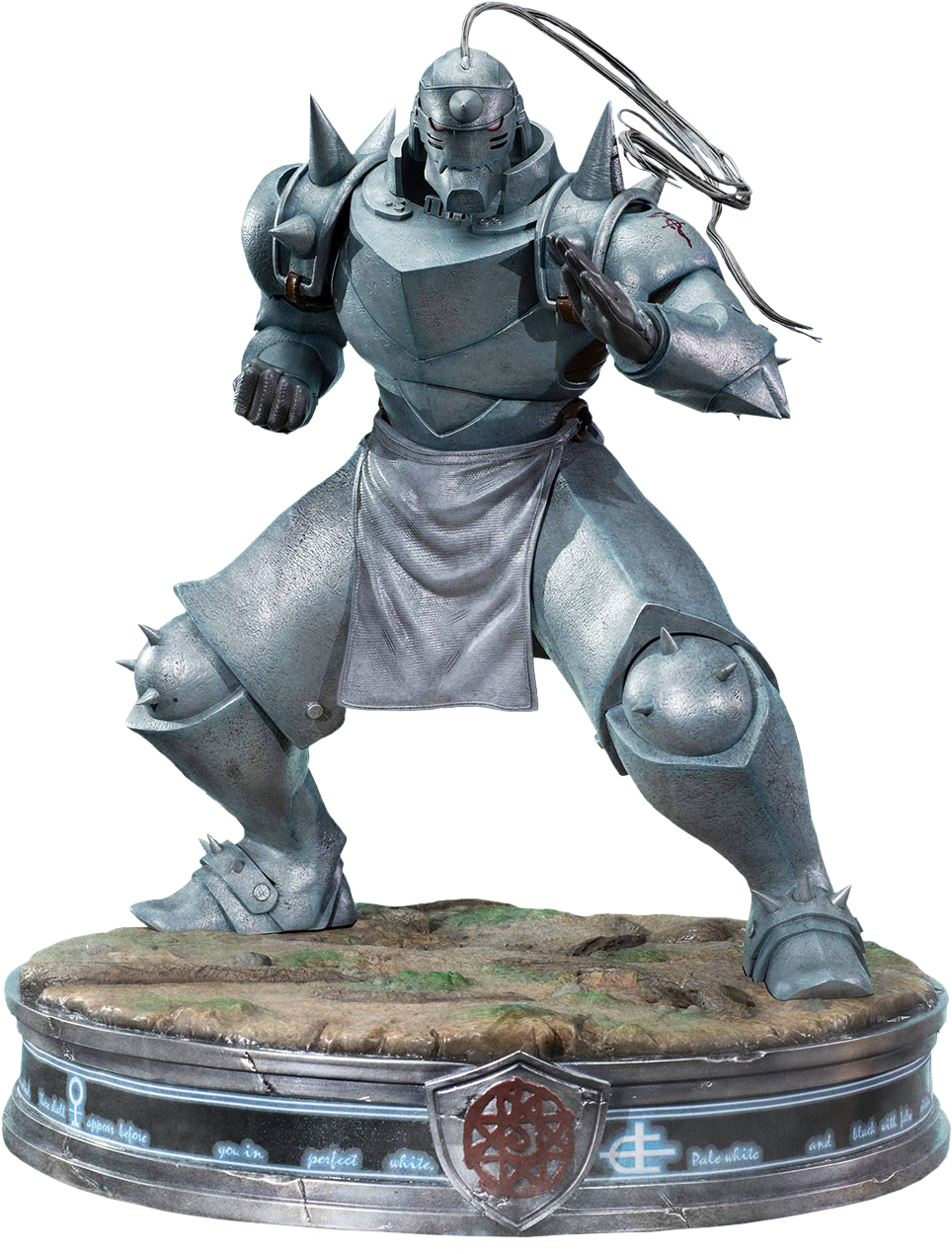 Alphonse Elric Grey Variant 22” Statue - Alphonse Elric (1000x1500), Png Download