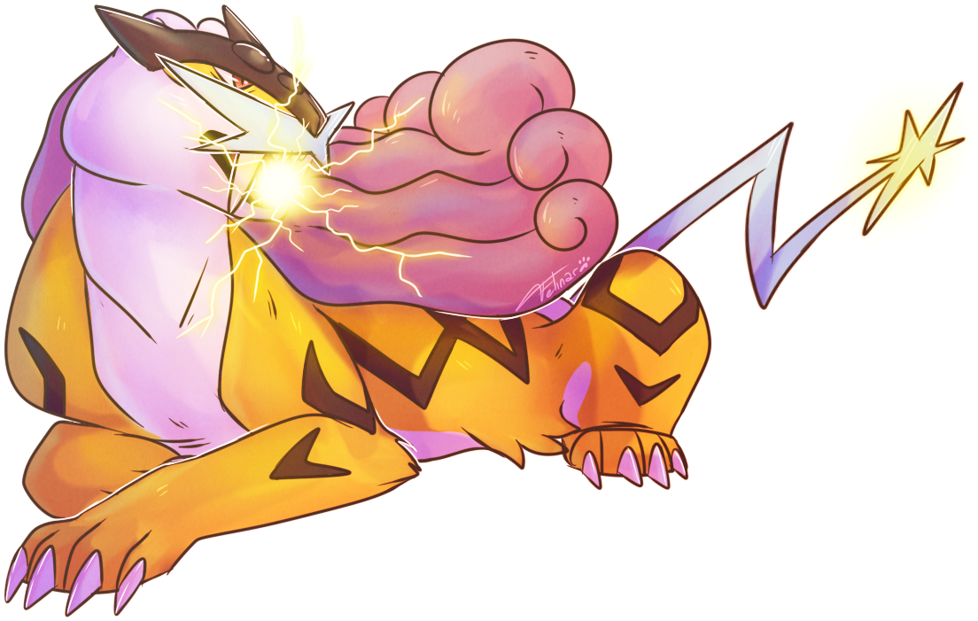 Raikou Par - Pokemon Raikou (1215x849), Png Download