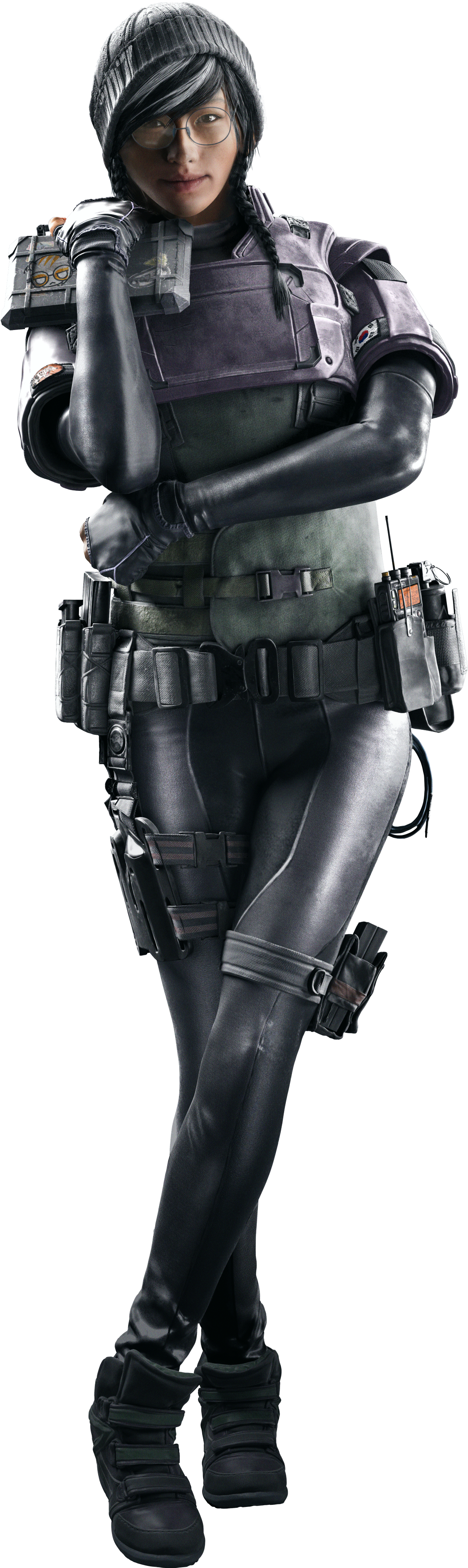 Dokkaebi 707th Smb - Rainbow Six Dokkaebi Png (600x1000), Png Download
