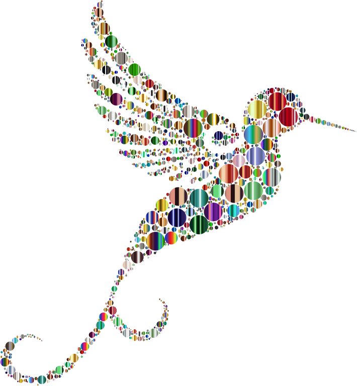 Hummingbird With Transparent Background (710x768), Png Download