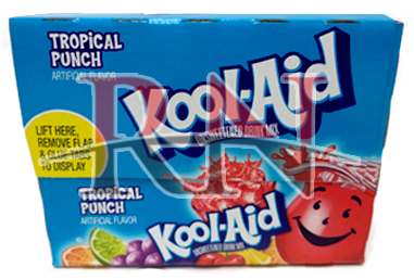 Tropical Punch Single Pouch - Kool-aid Lemon Lime Unsweetened Soft Drink Mix, 0.13 (380x380), Png Download