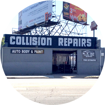 Has Your Vehicle Been In An Accident - In-n-out Collision Center (380x375), Png Download