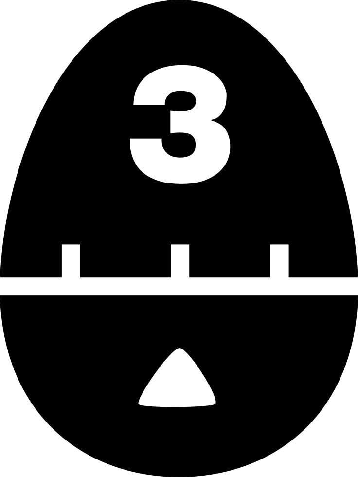 Timer Kitchen Tool Of Egg Shape Comments - Temporizador De Cocina Dibujo (736x980), Png Download