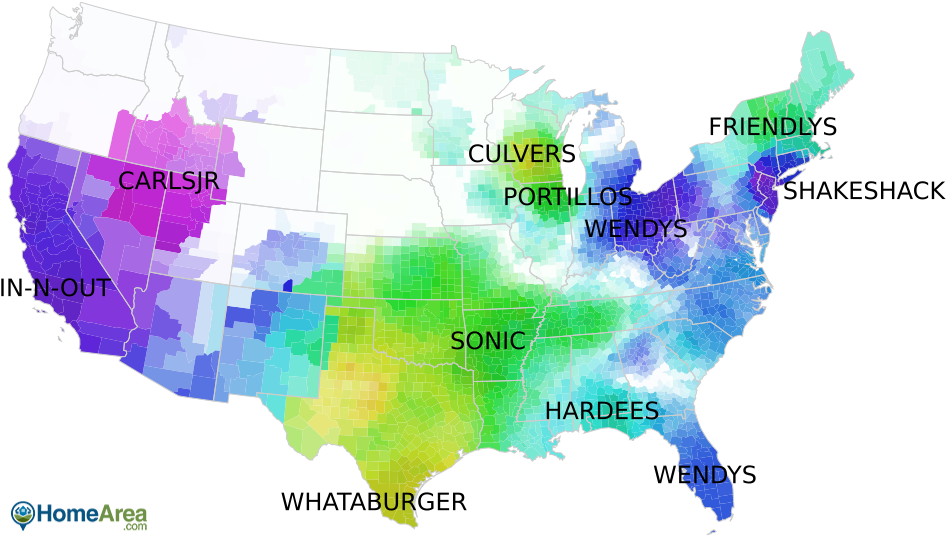 While We Didn't Invent Them, Americans Love Hamburgers - United States Of America (1140x536), Png Download